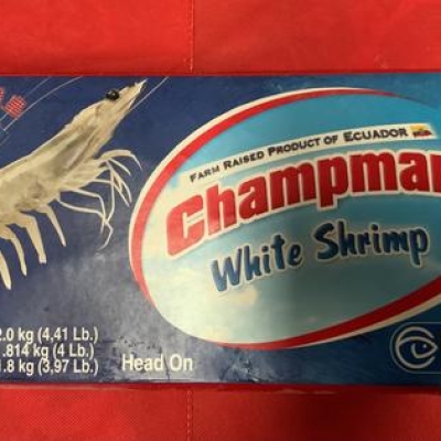 WHITE SHRIMP H/O - 10/20 - 6X4LBS