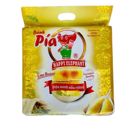 PIA CAKE MUNG BEAN DURIAN (2YOLKS) - BANH PIA DX SR 