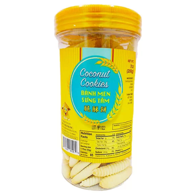 COCONUT COOKIES WHITE - 06106 - 24X7OZ