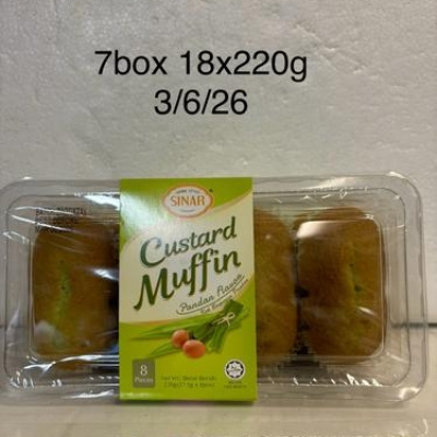 SINAR CUSTARD MUFFIN PANDA - 311954 - 160G X18