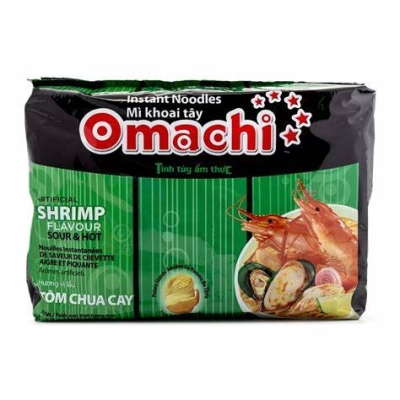  OMACHI INST.NOODLE - SHRIMP HOT&SOUR 