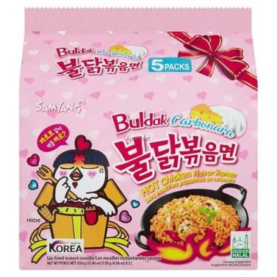 BULDAK KOREAN NOODLE PINK CABONARA